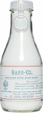 Barr-Co. Original Scent Fine Hand Made Bath Salts, Vanilla Coconut Bath Salts with Oatmeal and Vetiver, Relaxing Bath Products for Women & Men, 32 oz