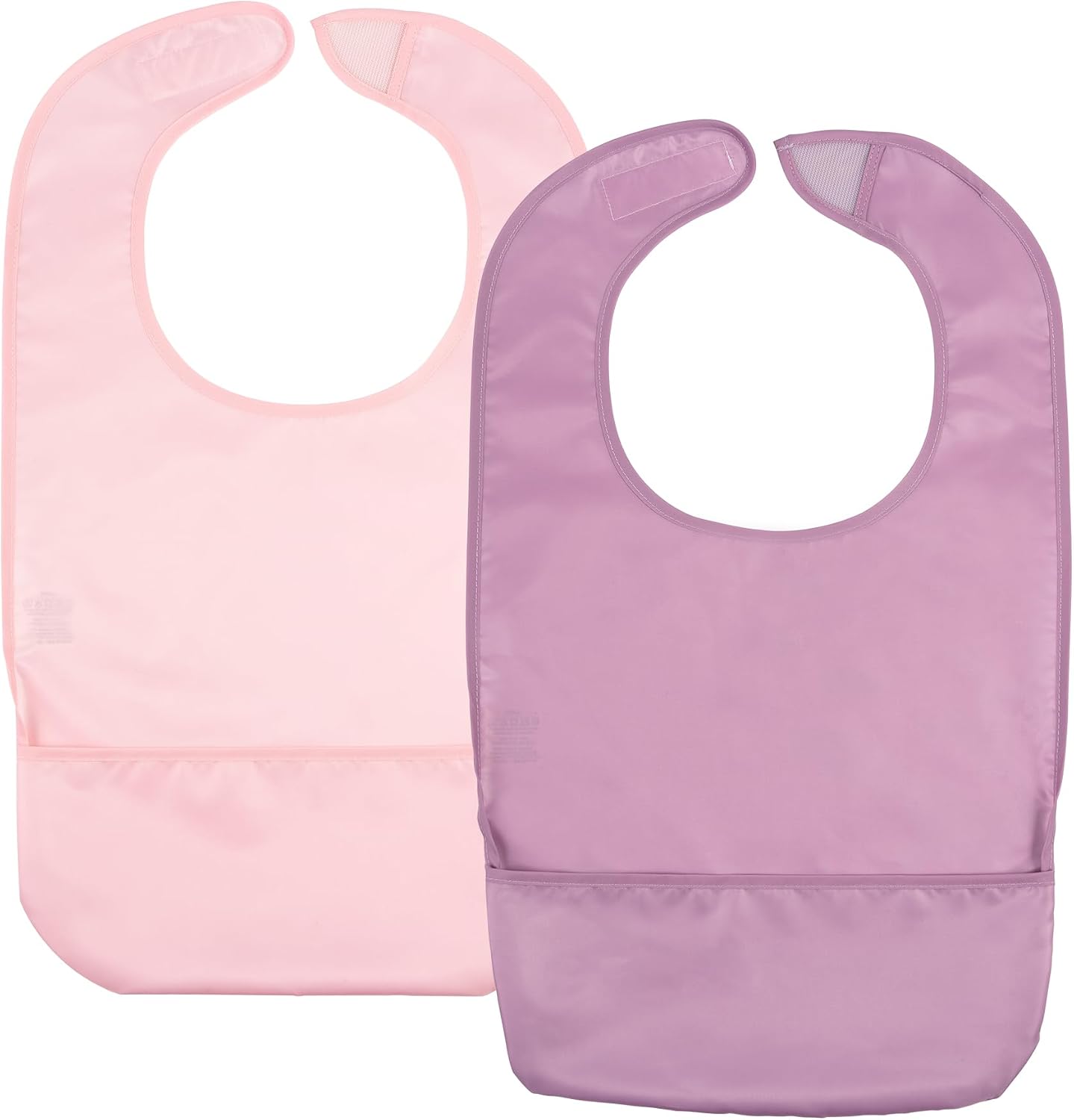 Tiny Twinkle 2-Pack of Premium Bibs for Adult Men, Women and Teens; Clothing Protector for Elderly and Special Needs