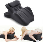 Couples Pillow,Sweet Spot Pillow, 27°Angle Perfect Position Intimacy Pillows for Couples,Memory Foam Support Cushion for Waist, Neck & Back, Waterproof & Portable with Washable Cover