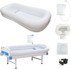 Medical Inflatable Bathtub,Inflatable Bed Bath,Medical PVC Bedside Shower Bathtub Kit,Bed Baths for the Disabled,Suitable for Disabled People, Elderly Pregnant Women, Etc