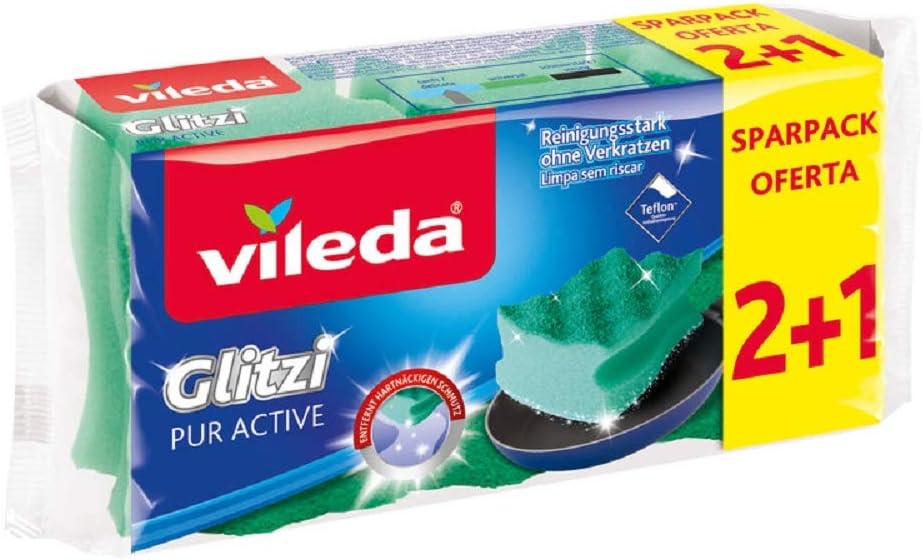 Vileda Glitzi PUR Active Pots and Dishes Cleaner