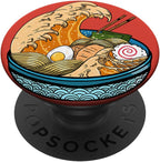 Great Ramen Wave Kanagawa Japanese Noodles Anime Food Gift PopSockets Adhesive PopGrip