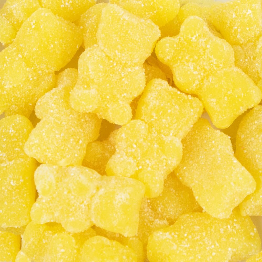 Yellow Lemon Sugared Gummy Bears 42oz Bag - 234ct