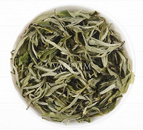 VAHDAM, Exotic White Tea Leaves From The Blue Mountains (25 Cups/1.76oz) 100% Pure White Tea Loose Leaf - Mellow & Delicious | Pure Unblended Loose Leaf Tea | Vacuum Sealed