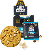 Cael's Cookie™ White Chocolate Macadamia Nut — Soft-Baked Protein Cookie, 9g Plant-Based Protein, 550mg Omega-3 DHA, Organic Kamut® Flour, No Refined Sugar, Dairy-Free, Soy-Free, Non-GMO (6 Cookies Per Box)