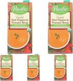 Pacific Foods Organic Red Pepper and Tomato Soup 32 Ounce (Pack of 5)