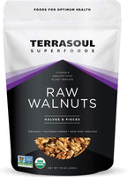 Terrasoul Superfoods Raw Organic Walnuts, 16 Oz - Chandler Variety | Fresh | Light Color