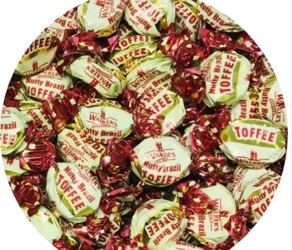 Walkers Nonsuch Nutty Brazil Toffees 1 Kg Delicious Tasty And Twisty Treat Gift Hamper For Birthday,Christmas Sold By Kidzbuzz Y