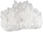 mookaitedecor Natural Clear Quartz Crystal Cluster Mineral Geode Druzy Specimen, 0.15lb-0.29lb