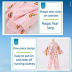 Disability Clothing for Home Care Postoperative Fracture Paste Long-Sleeved Suit for Kids Gauze and Cotton
