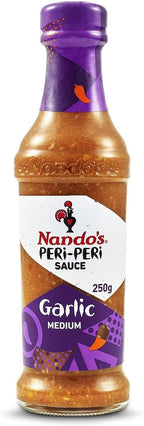 Nando's Garlic PERi-PERi Sauce - Gluten Free - Non GMO - 4.7 Oz (2 Pack)