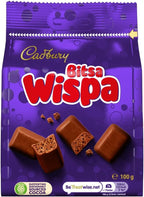 Cadbury Milk Chocolate Wispa Bitsa, Sharing Bag, Bite Size Treats, 100 g (Pack of 1)