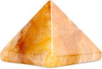 Crystal Pyramid 1.6" Healer Orgone Pyramid for Positive Energy Success Quartz Healing Chakra Stone - Reiki, Chakra, Anti-stress Handmade Spiritual Gift