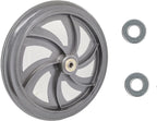 Replacement Wheel for Rollator Model 10257, Applicable Model:10257/86860/86850/425,Walker Rollator Replacement 7.5" Wheels (Available Before and After) Black-1Ea
