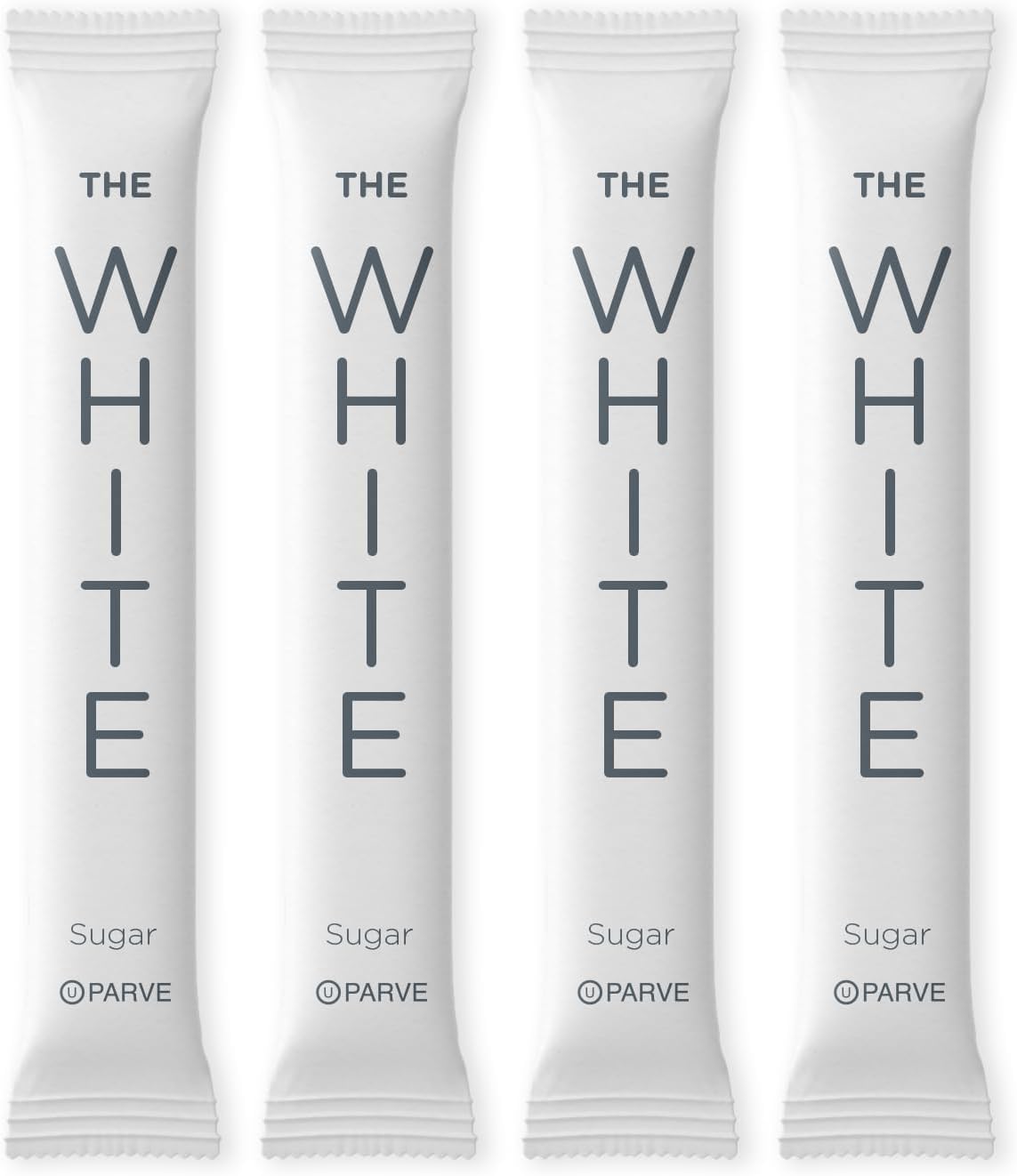 SUGART - THE WHITE SUGAR - 500 Individual Serving Stick Packets - U Parve/Kosher
