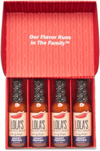 Lola's Fine Hot Sauce Ghost Pepper, All-Natural Bhut Jolokia Chili with Red Jalapeños, & Garlic, Vegan & Keto, Family Recipe Ghost Pepper Hot Sauce for Eggs, Brats, Nachos & More, 5 oz, 4-Pack