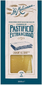 La Molisana - Imported Italian Egg Lasagna Sheets, (2)- 500g Boxes