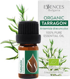 Essences Bulgaria Organic Tarragon Essential Oil 1/6 Fl Oz | 5ml | Artemisia dracunculus | 100% Pure and Natural | Undiluted | Therapeutic Grade | Family Owned Farm | Steam-Distilled | Non-GMO | Vegan