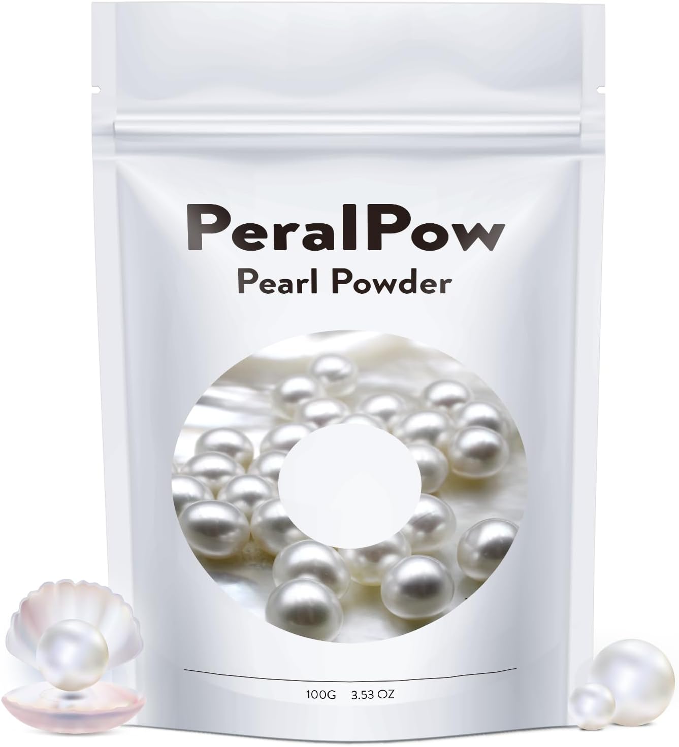 Pearl Powder Organic, 100g 100% Natural DIY Skincare, Anti-Aging, Minimizes Pores, Soothes (3.52oz)