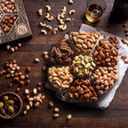 Mothers Day Nuts Gift Basket - Extra Large Assortment of Sweet & Roasted Salted Gourmet Nuts - Food Gift Box for Mom, Her, Wife, Christmas, Fathers Day, Mothers Day, Family, Men & Women