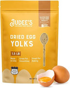 Judee's Gluten Free Dried Egg Yolk Powder - Protein-Rich Baking Mix & Egg Yolks for Baking - Gluten-Free Smoothie Booster & Protein Powder - 1.5 lb - Pack of 1