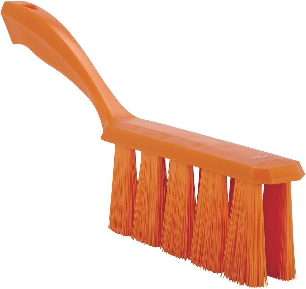 Vikan 45857 Brush, Bench, UST, Medium, PP/PBT, Orange