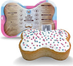 Puppy Cake Dog Birthday Cake Kit – Cake Mix, Icing Mix, Candle and Swirl Tri Color Silicone Pan, Peanut Butter Flavor – Bake or Microwave – Perfect for Celebrating Your Dog’s Special Day – Made in USA