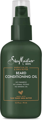SheaMoisture Beard Conditioning Oil for a Full Beard Maracuja Oil and Shea Butter to Moisturize and Soften 3.2 oz