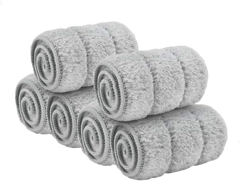 18 inch mop Pads Replacement 6 Pack mop Head Replacement Washable Microfiber Pads