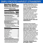 Simply Pop-Tarts, Toaster Pastries, Frosted Harvest Strawberry, Non-GMO Project Verified, 13.5oz Box (8 Count)