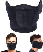 Balaclava Half Face Mask Adjustable Fastener Windproof Men Women for Skiing Snowboarding Motorcycling Winter Face Mask Outdoor Sports Highly Breathable (Half-face)