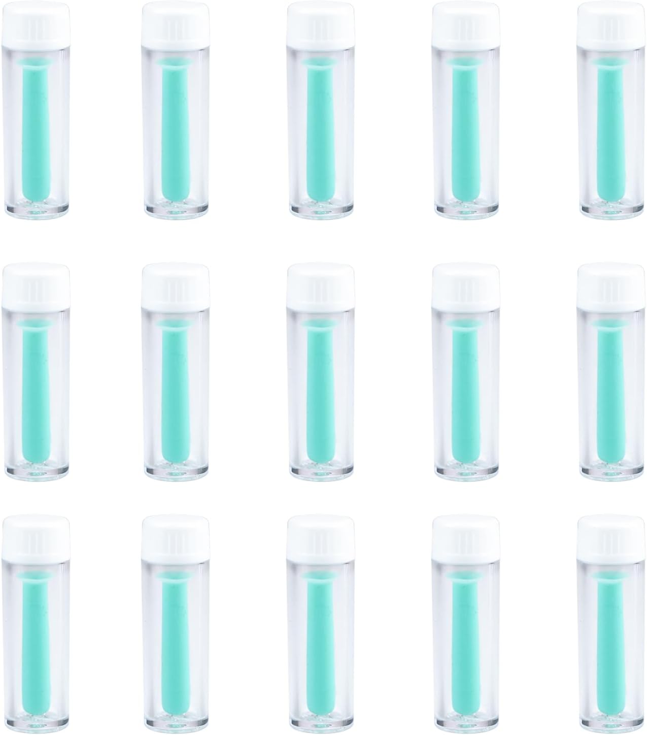 15 Pcs Contact Lens Remover Tool for RGP Scleral Lenses Hard Eye Contact Remover Plunger Suction Cup Lens Inserter Tools,Green