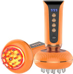 4-in-1 Body Sculpting Machine - Heated Handheld Lymphatic Drainage Massager with redlight & Vibration & Heat for lymphedema lipedema - Anit Cellulite Massage Tool Help Reduce Stretch Marks & Cellulite