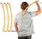 Renook 3 PCS Back Scratcher,17" Strong Sturdy Self-Massager Therapeutic Bamboo Wooden Back Scratchers for Scratching Itches,Best Gift for Father's Day Pregnant Women&People Who Need Longer Hands.