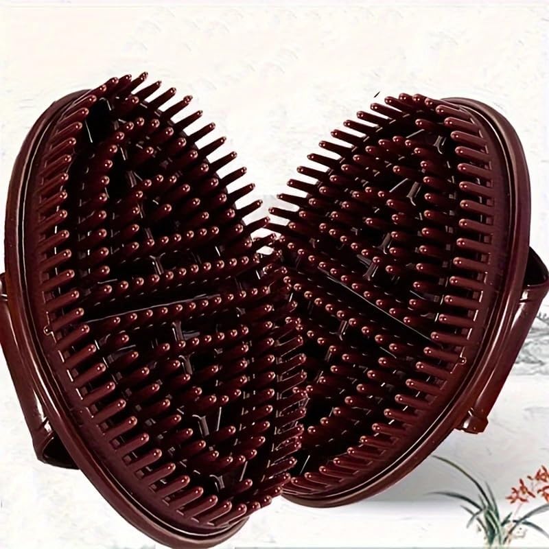 2Pcs Body Slimming Brush Meridians Brush Body Relaxation Slimming Reduce Cellulite Massage Brush for Back Leg Meridians Massage