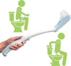 Juvo Toilet Aid - Personal Bottom Wiping Tool, Bathroom Mobility Aid for Disabled, Elderly, and Surgery Recovery - 18" long wand with hygienic cover