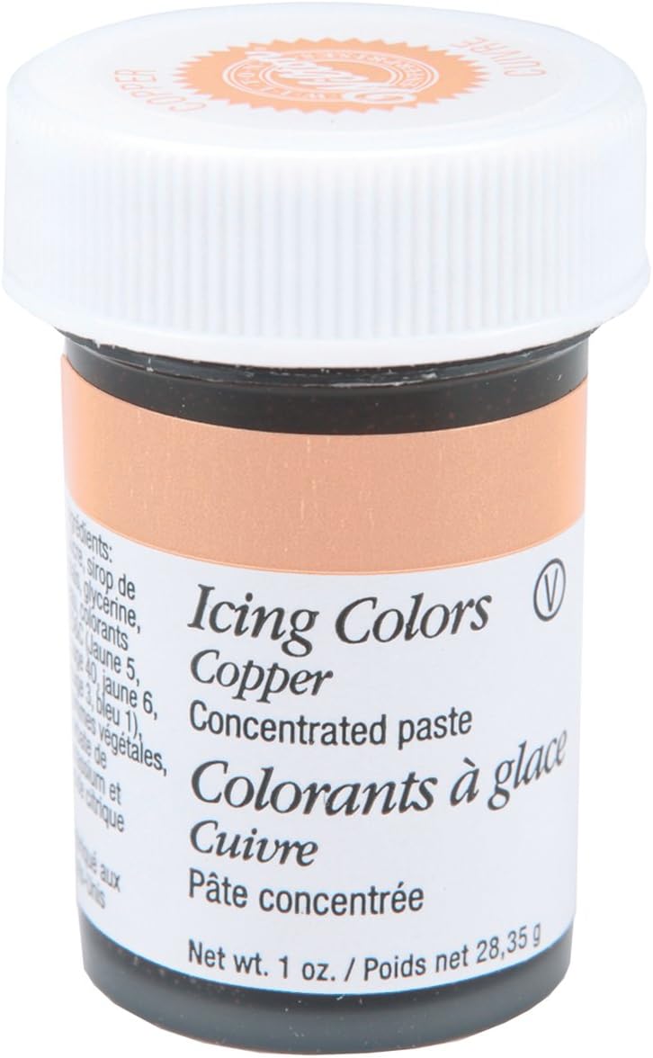 Wilton Icing Color Gel Food Coloring, 1 Ounce, Copper