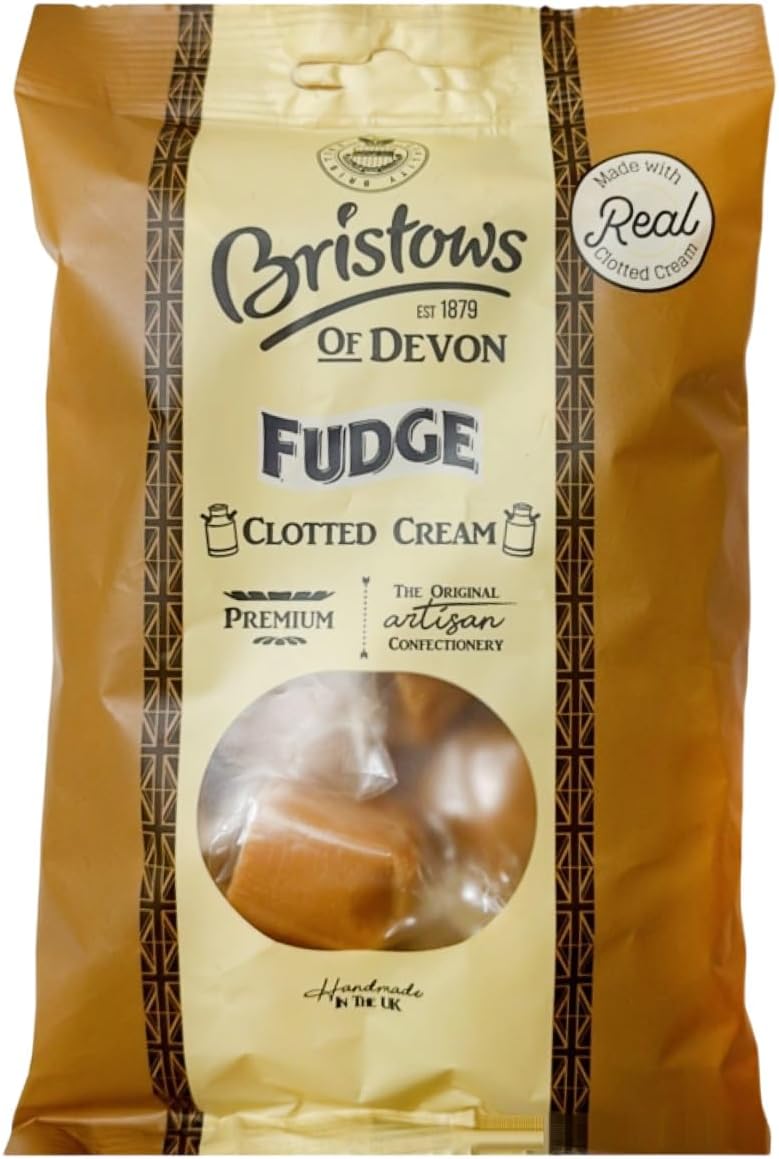 Bristows Clotted Cream Fudge 150g (Pack of 3)