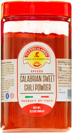 TUTTOCALABRIA Calabrian Chili Powder, Sweet & MILD, Shaker, 350 gm (12.3 oz) All Natural, Non-GMO, Product of Italy