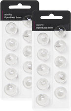 Hearing Aid Domes for Oticon Replacements, Oticon Minifit Open Bass Vent Domes (8 mm/2 Packs）, Universal Domes for Oticon Hearing Aid Supplies.
