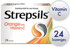 Strepsils Orange with Vitamin C 24 Lozenges