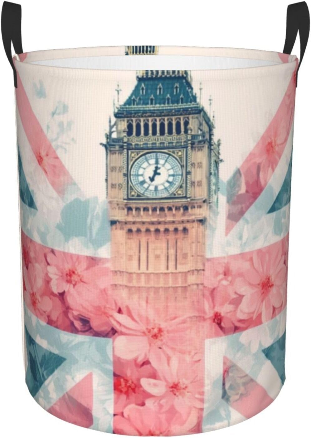 British Flag Print Laundry Basket For Storage Bins Gift Baskets Bedroom Clothes Hamper