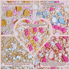 Confect Girls Baby Shower Sprinkles | Mix Baby Bib, Baby Feed Bottle, Button, Heart & Star Sprinkles | Assorted Pack of 5 Edible Sprinkles | Vegan, Gluten-Free, Nut-Free, Soy-Free, Dairy-Free, Palm Oil-Free - 5 Oz
