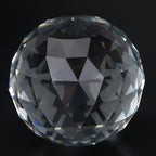 1Pc 60/80mm Crystal Glass Ball Clear Cut K9 Crystal Prisms Glass Ball Decor for Home, Restaurant, Hotel, etc.(80MM/3.15in)