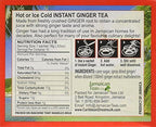 Caribbean Dreams Instant Ginger Tea, Pre-Sweetened, 10 Sachets (4 Pack)