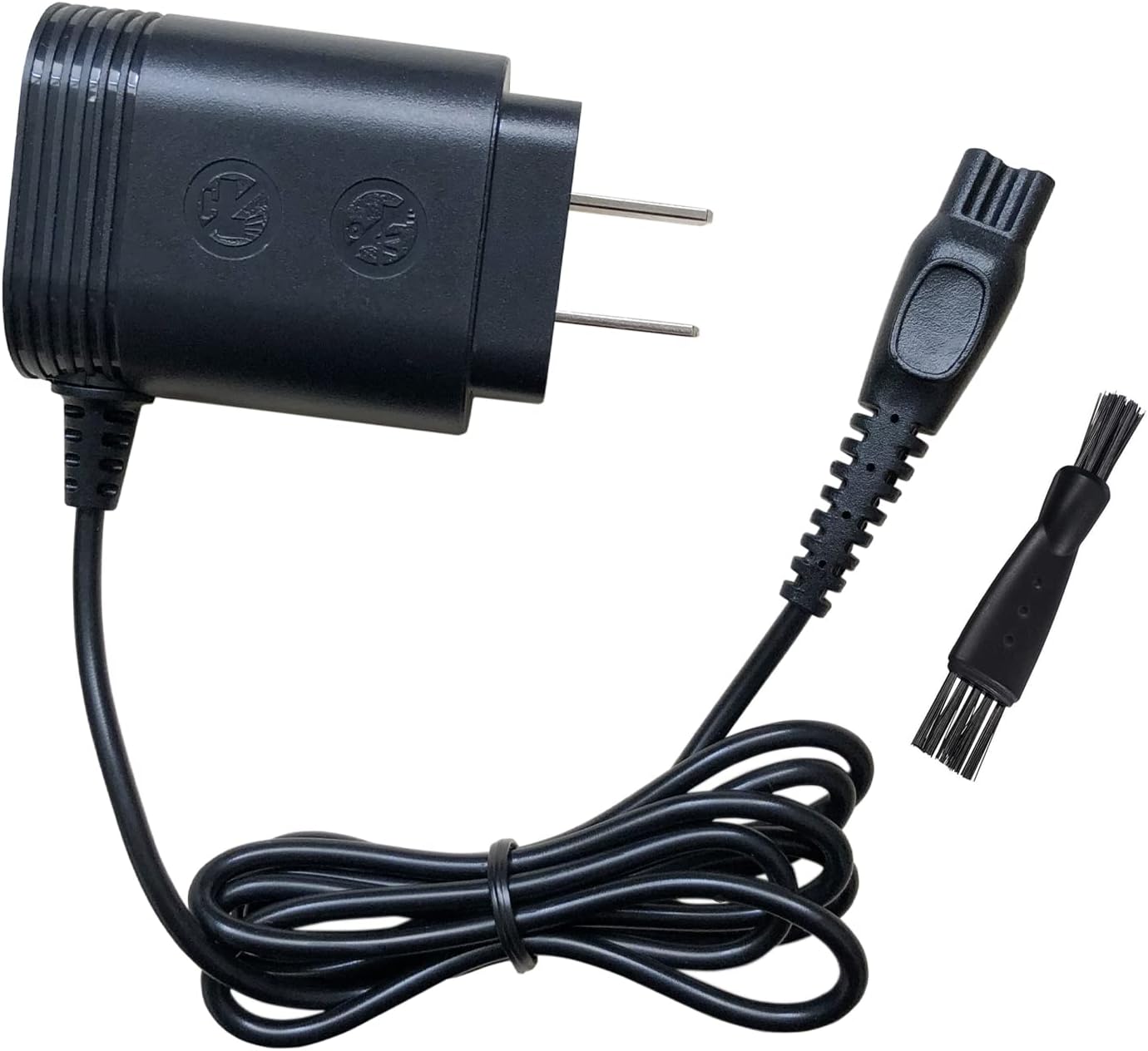 HQ8505 Power Cord Replacement for Philips Norelco Series 3000 5000 7000 9000 Razor Trimmer Shaver Charger Cable 4ft, 15V Adapter with Cleaning Brush