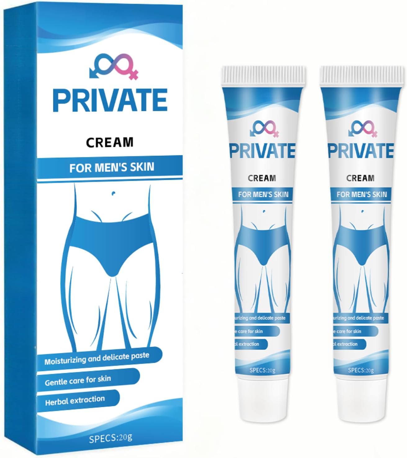 Men‘s Comfort Cream - Herbal Soothing & Moisturizing Cream for Daily Wear, Fast Absorbing Non-Greasy Formula for Gentle Relief (2)