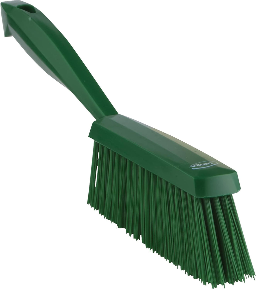 Vikan 45892 Brush,Hand,Medium,14",PP/PBT,Green
