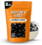 Matlow's Licorice Hard Candy | Kosher Licorice Candy - Individually Wrapped & Packed in 2 LB Resealable Bulk Bag | Great for Party, Office, Outing - Oh! Nuts