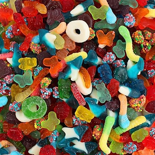 Ultimate Satisfying Mixed Gourmet Assorted Gummy Candy Variety Pack - Viral Trend Assorted Sweet and Sour Mix Gummy Candy Bulk, by Queen City Candy Cave (3 Pound)